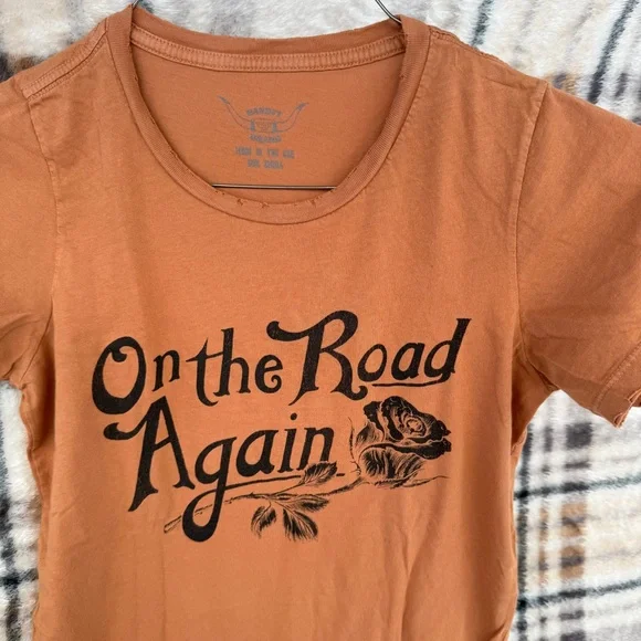 Women's Graphic Tee - Orange #106 - Picture 2 of 3